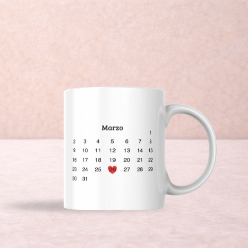 Taza Calendario