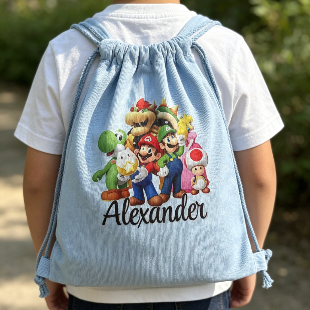 Mochilas con cuerdas de pana